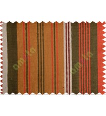 White red blue golden brown stripes main cotton curtain designs